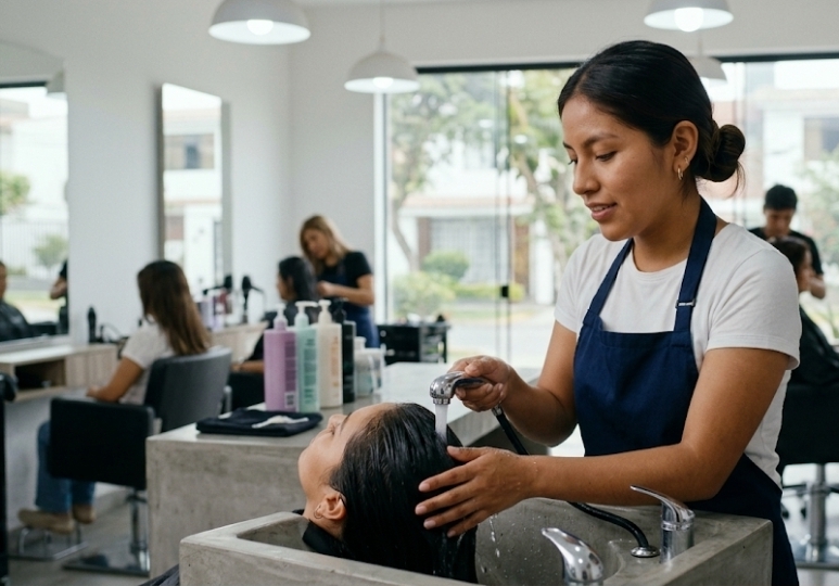 Asistente de Lavado en Peluquería ​PELUQUERIA LAS VEGAS RESOVANG