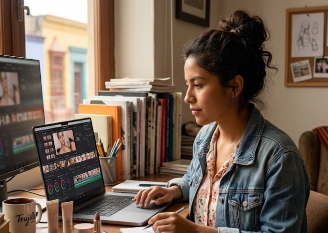 Auxiliar de Contenido y Editor de Video para el Sector de Belleza VENTAMON