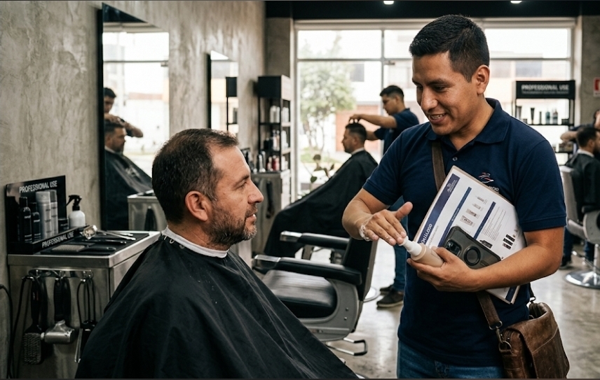 Vendedor Canal Profesional Escuelas Salones y Barberías ​Consorcio de Belleza B&T SAC